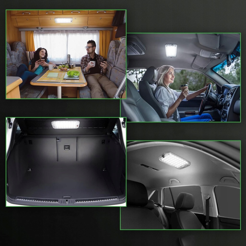 фото №11, Лампа освещение led do багажника лампа потолочная салона автомобиля 4szt