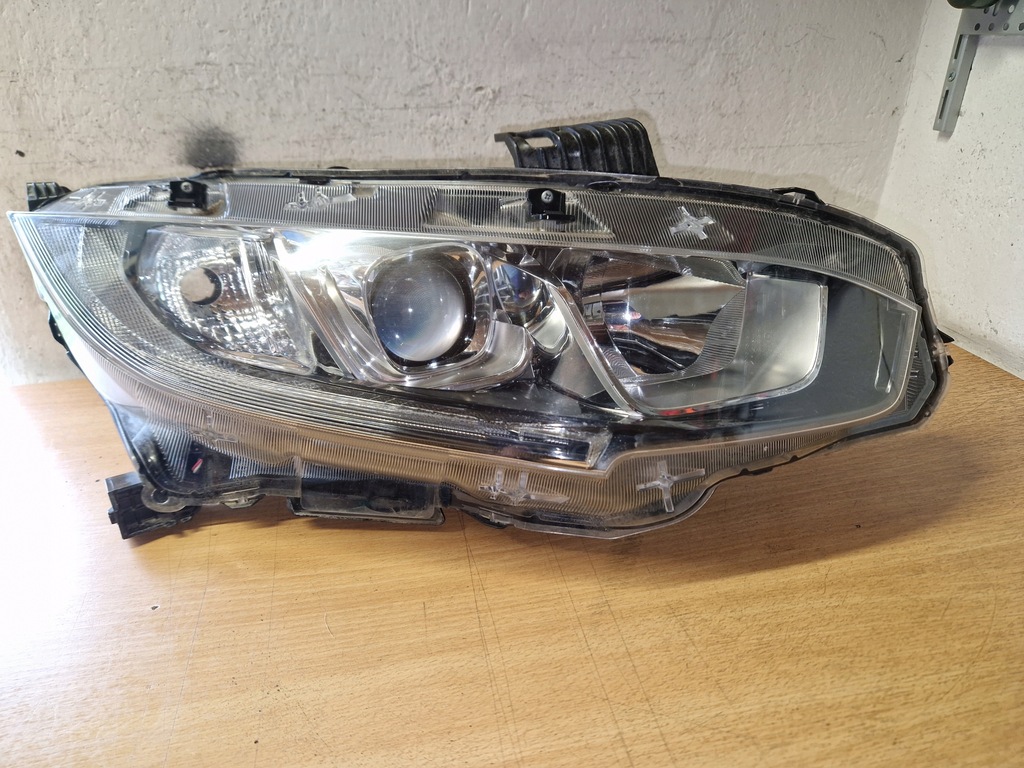 фото №1, Лампа правая honda civic x 100-18562 линза led europa
