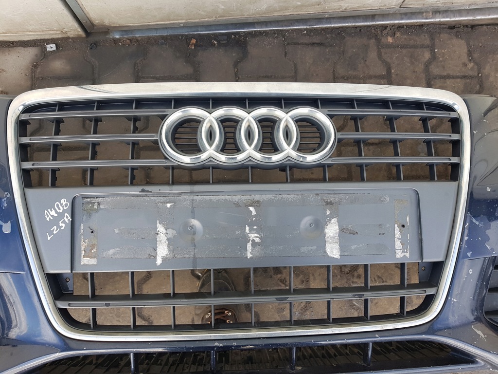 Audi a4 b8 08-11r бампер перед передний решётка радиатора lz5a с Разборки