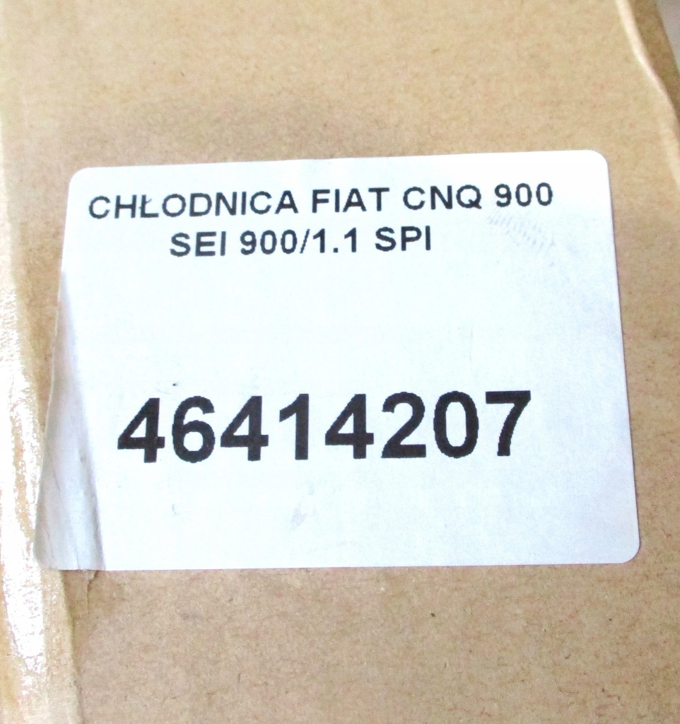 Радіатор води fiat cinquecento 900-1100 seicento 900-1100 нова - warszawa Зі Шроту