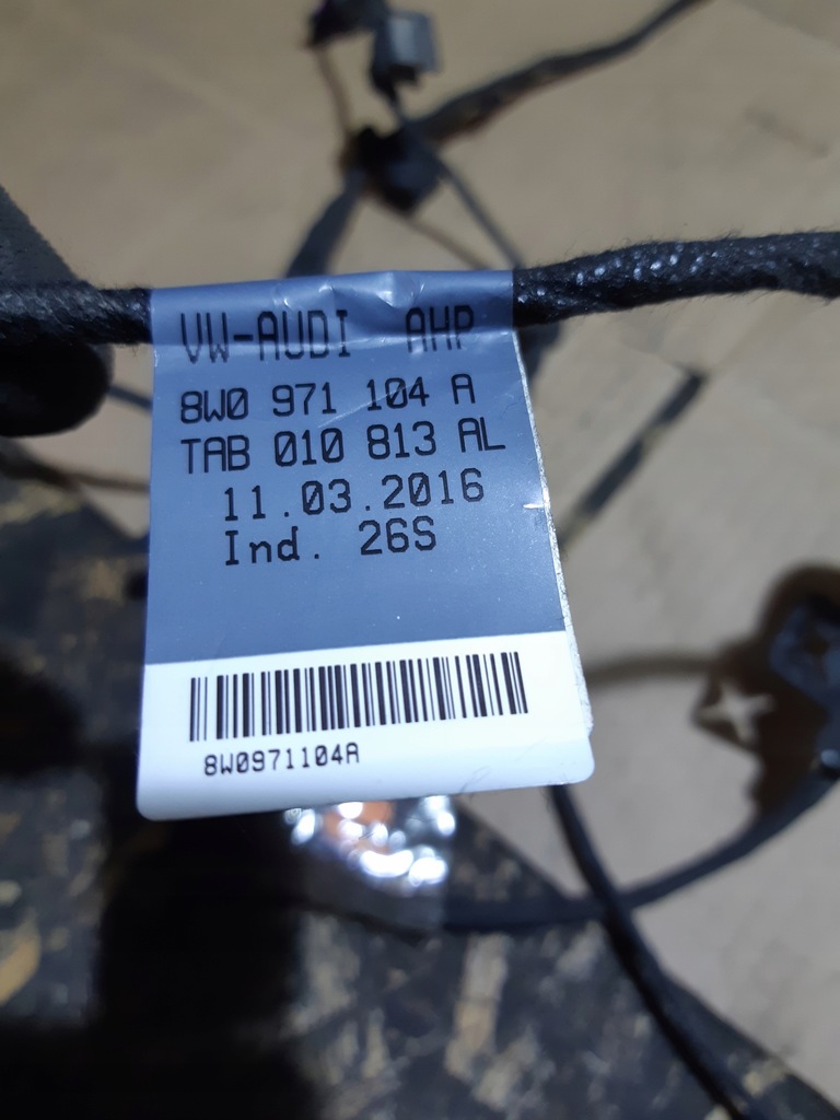 фото №7, Audi a4 b9 джгут бампера pdc задня 8w0971104a