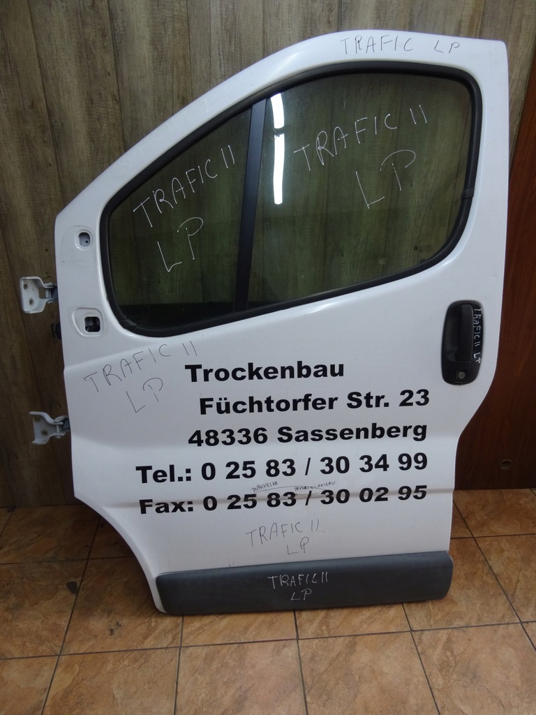 фото №1, Двері голий лівий перед trafic ii