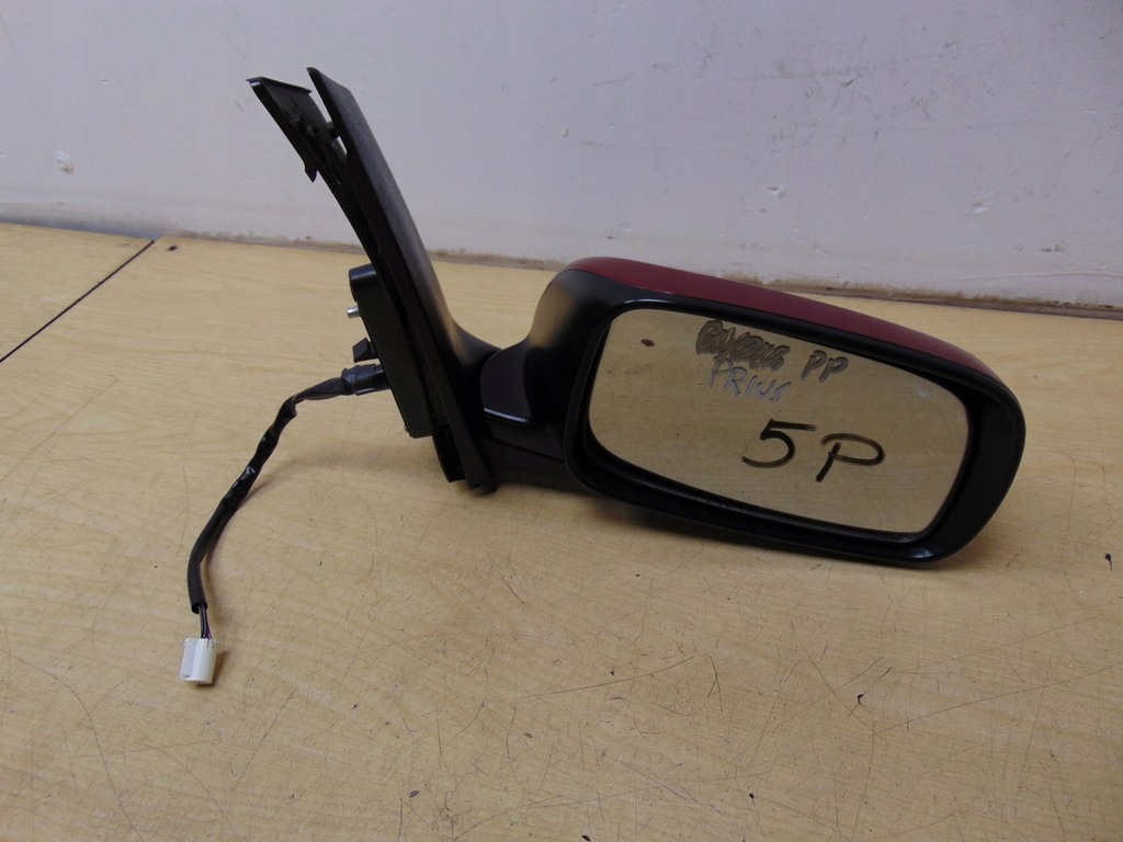 фото №10, Зеркало правое toyota prius ii 2003- 5pin 3q3 euro