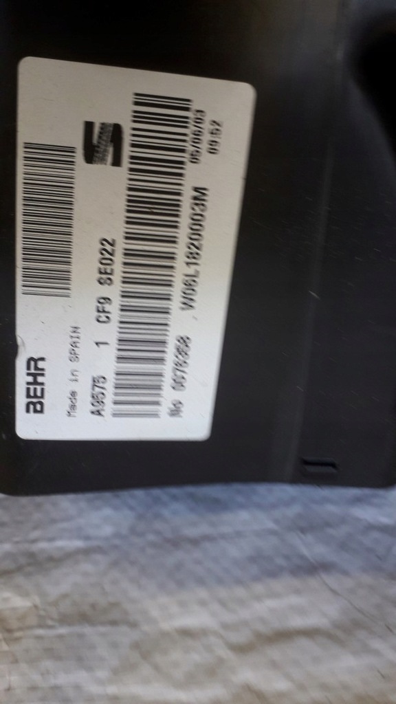 фото №12, Seat ibiza cupra 6l bpx обігрівач 6l1820003m