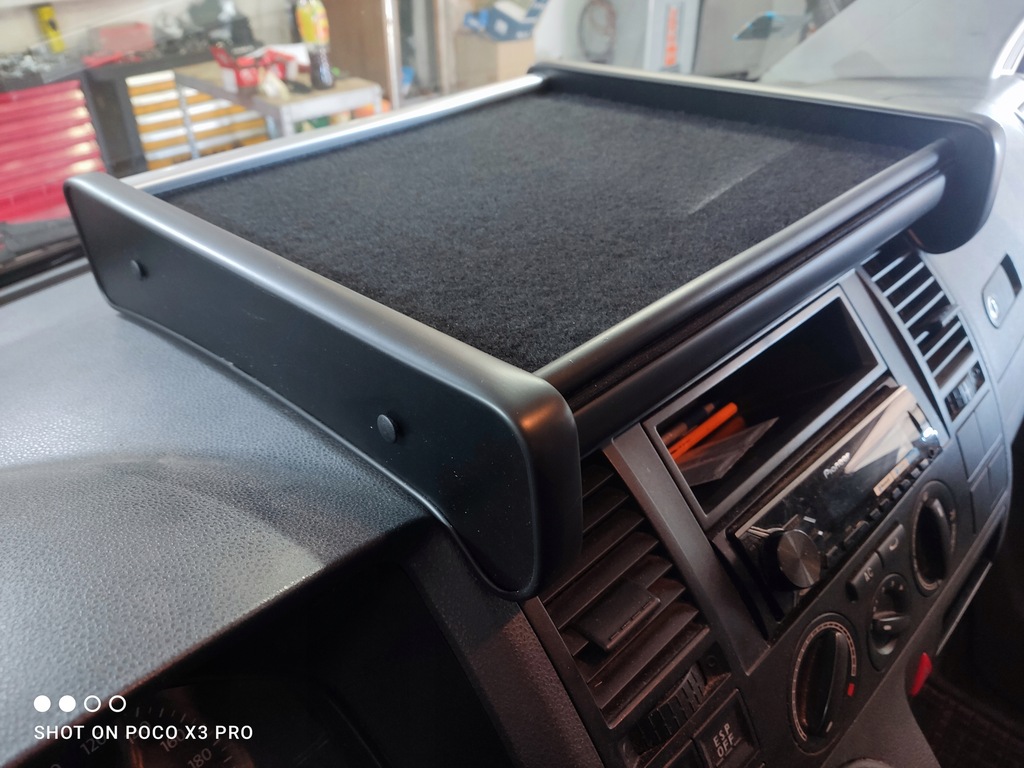 фото №6, Полиця stolik na панель приладів vw t5 велюр