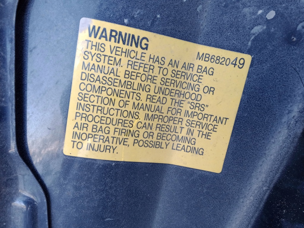 фото №8, Mitsubishi pajero 3 iii капот крышка двигателя