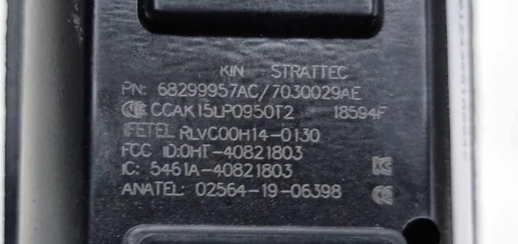 фото №4, Chrysler pacifica s 3.6 lift awd модуль кнопка запуск стоп keyless 2022r