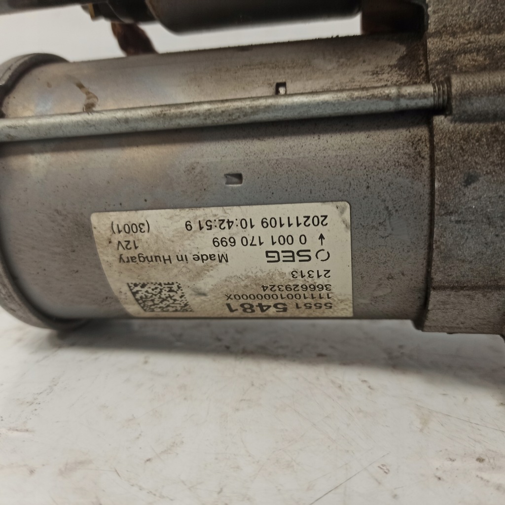 фото №6, Opel astra k v 1.2t стартер 55515481