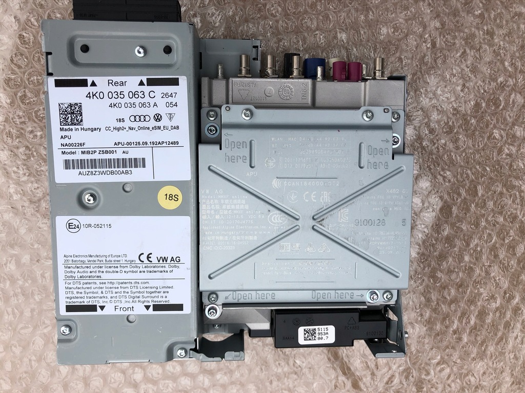 фото №6, Audi rs6 a6 a7 c8 4k навигация mmi mib2+ high 4k0035063c