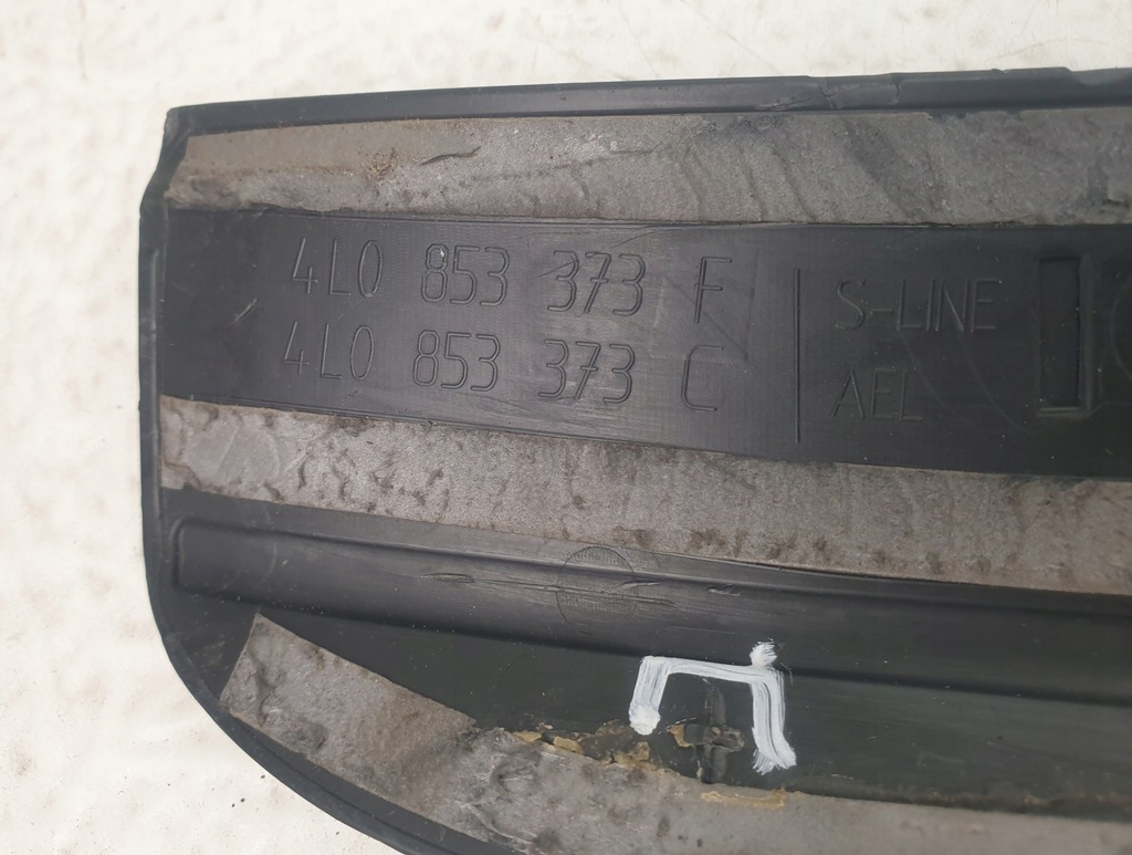 фото №10, Audi q7 4l s-line молдинг поріг лівий перед ліва передня 4l0853373e oryg