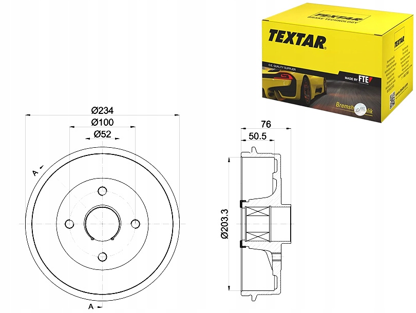 фото №1, Тормозные барабаны тормозные 2szt. задняя dacia logan sandero renault clio ii logan i