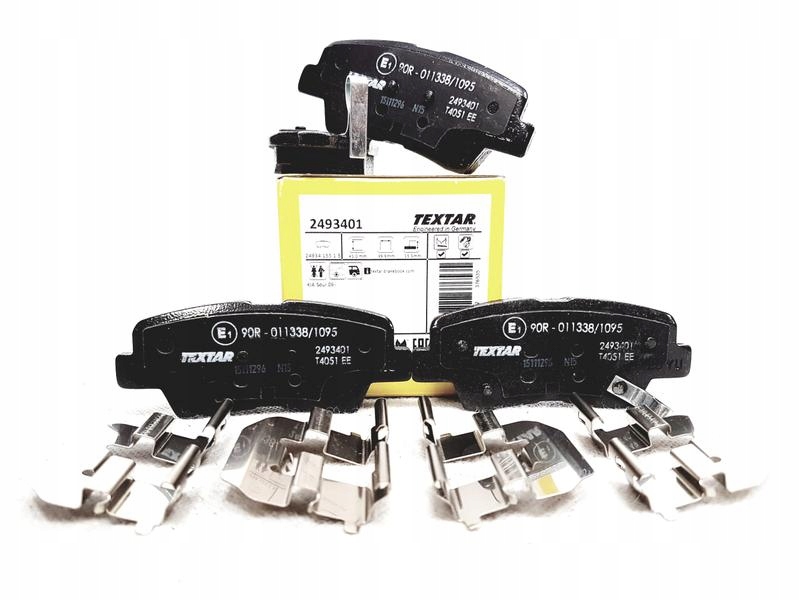 фото №3, Textar 2493401 набор тормозных колодок тормозных, тормоза дисковые