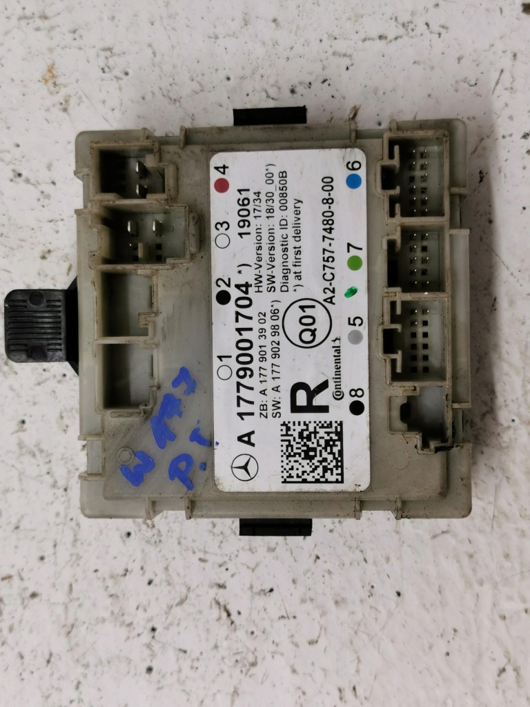 фото №1, Модуль двері правий задня mercedes a-klasa w177 eu