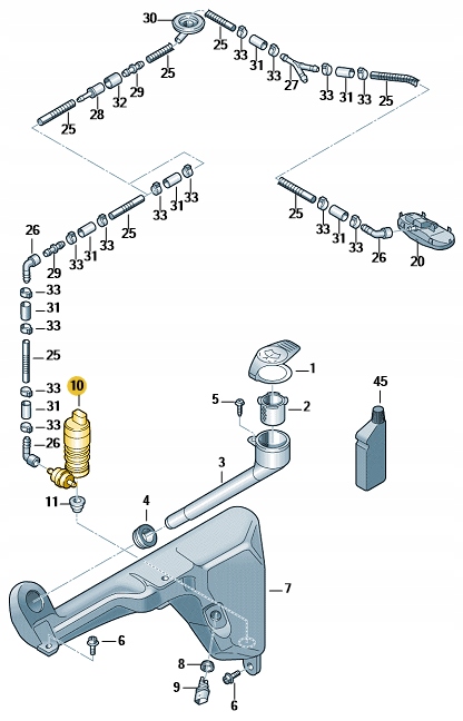 фото №11, Оригінал насос омивача вікон audi s1k5955651