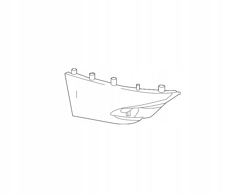 фото №1, Уголок бампера toyota prius xw50 16- правый