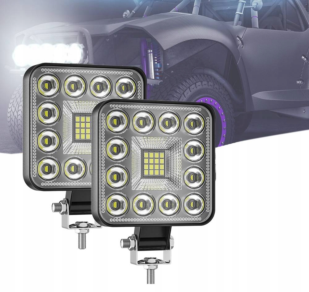 Купити Лампа робоча 28 led протитуманна фара 48w 9-60v 2 штуки