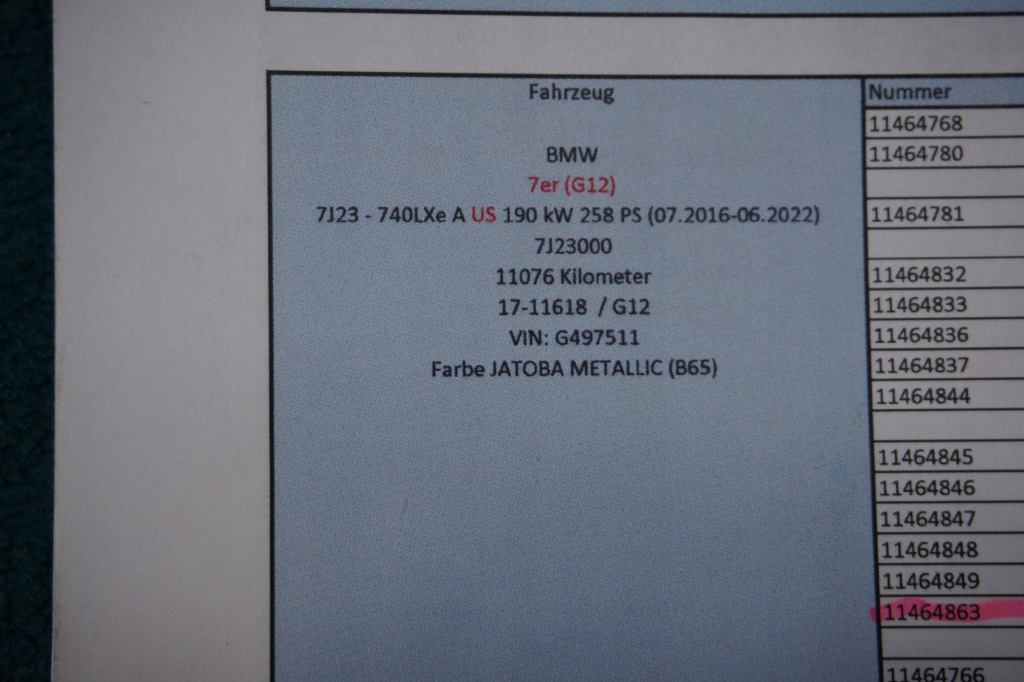 Міст задній bmw g30 g11 g12 8619103 3,23 11076km Зі Шроту