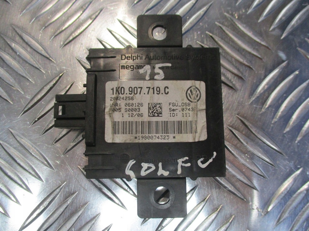 фото №1, Модуль сигналізація vw golf v 1.9 tdi 1k0907719c