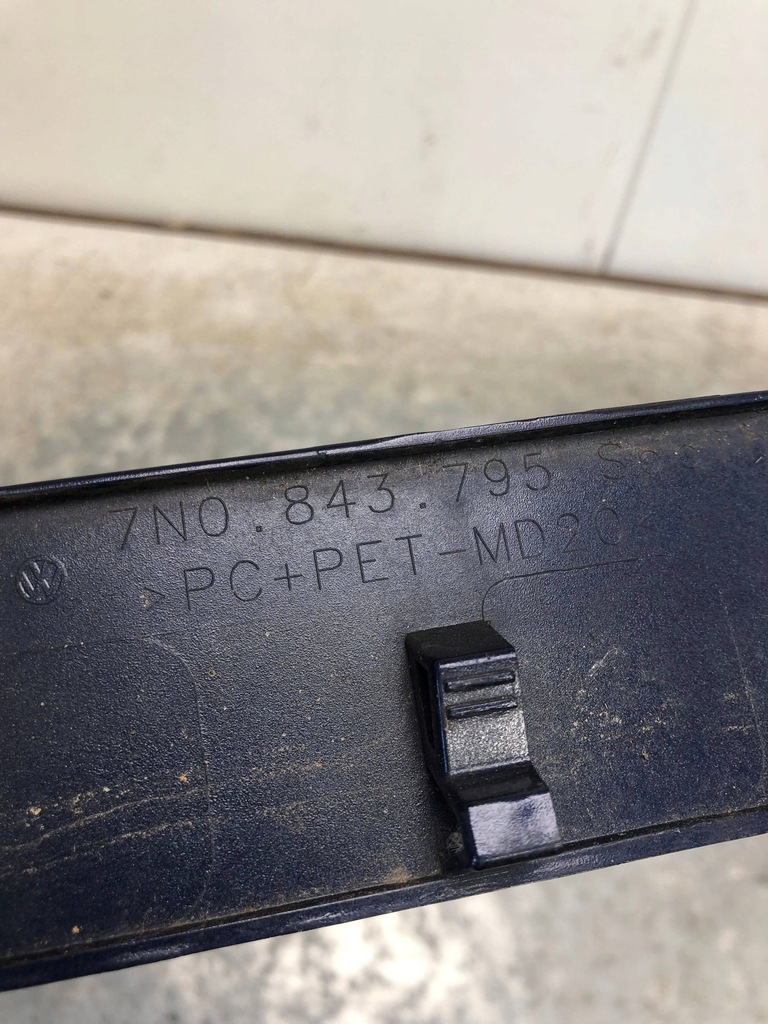 фото №5, Молдинг маскировочная левая vw sharan 7n0843795s