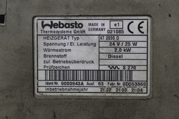 фото №3, Webasto renault premium 420