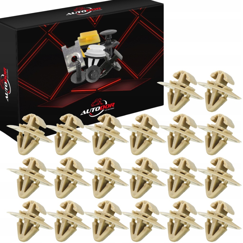 фото №1, 20x клипса штифт накладки боковой opel vivaro renault trafic nissan primastar