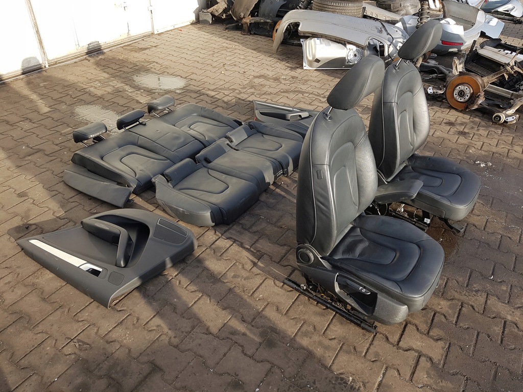 фото №4, Audi a4 b8 08-11r sedan сидіння шкіряний заднє сидіння