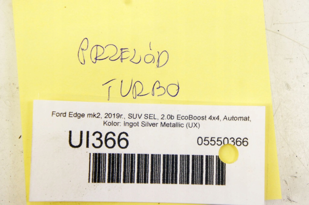 фото №6, Ui366 ford edge mk2 2.0i шланг масляный turbo