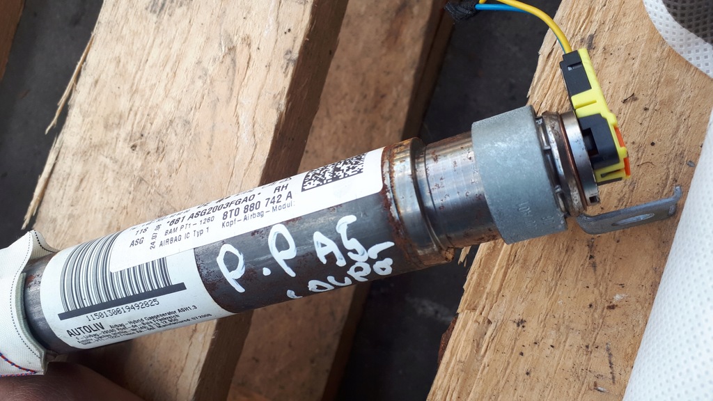 фото №9, A5 8t s5 шторка безопасности подушка безопасности правая coupe 8t0880742a