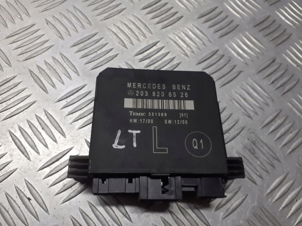 фото №1, Модуль дверь левый задняя mercedes w203 2.0 2038206526