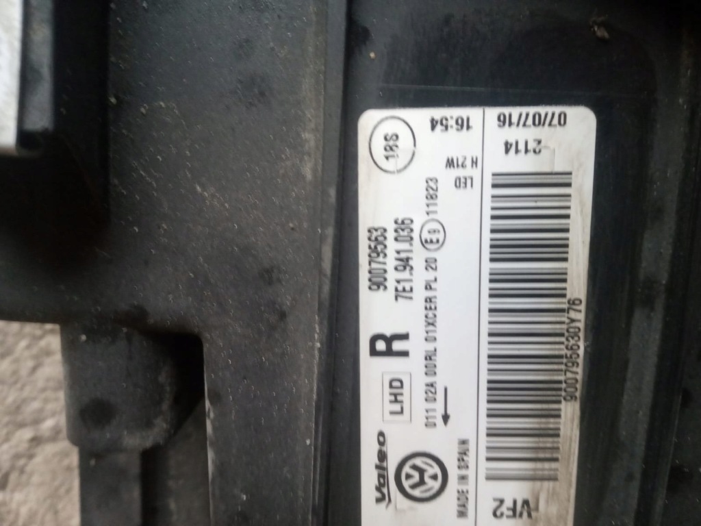 фото №3, Vw t6 7e1941036 лампа права full led