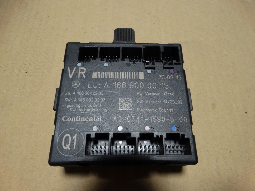 фото №1, Модуль дверь mercedes-benz оригинальный номер a-166-900-00-15