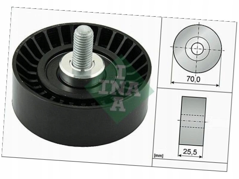 фото №2, Ролик ремень клиновой ford transit connect 1.8 mazda tribute 2.0