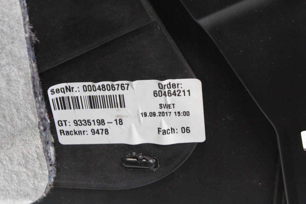 фото №8, Туннель средний подлокотник жёлтая nić bmw f39 x2 f48 x1