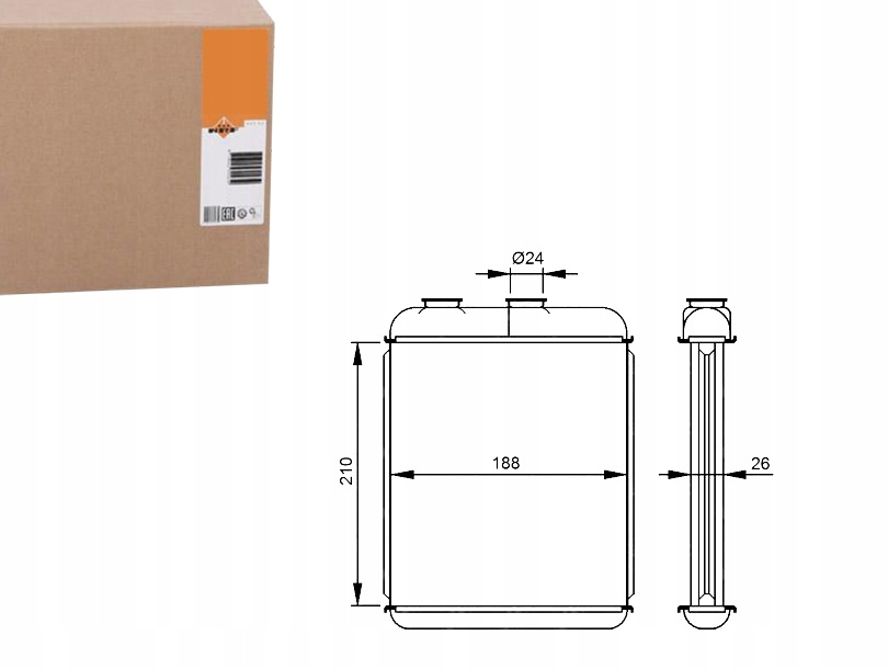 фото №1, Отопитель opel astra g h nrf