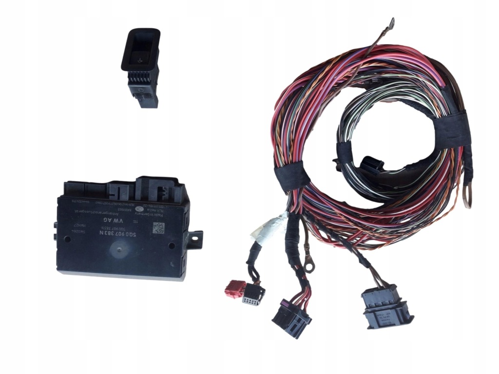 фото №1, Vw arteon 3g8 5q0907383n жгут кнопка фаркоп модуль