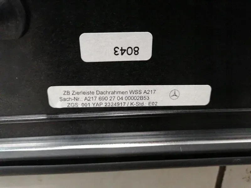 Mercedes cl w217 a2176902704 молдинг верхний стекло передней с Разборки