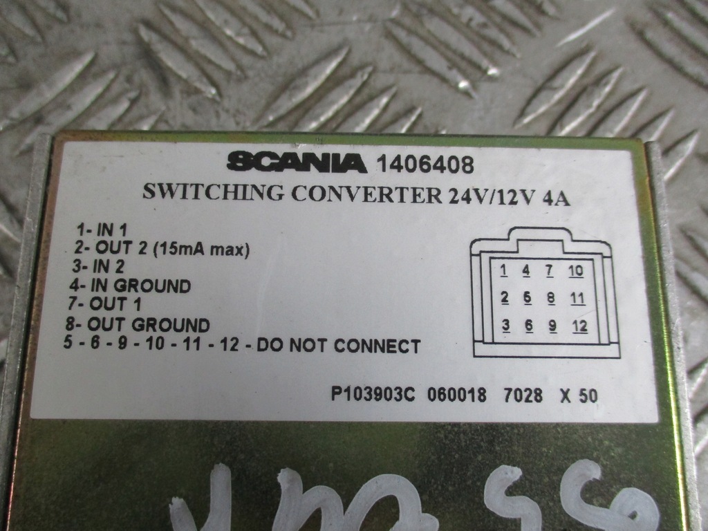фото №7, Перетворювач напруги 1406408 scania 4 r 94-04 r.