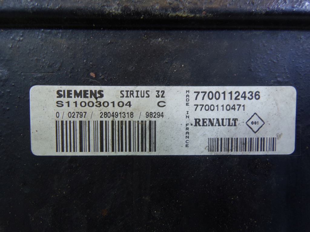 фото №4, Набір стартовий renault clio 2 ii 1.2b s110030104 / 7700112436