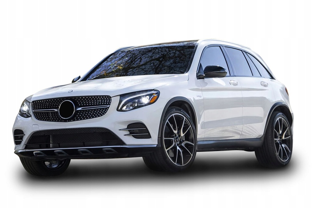 фото №6, Mercedes glc x253 2015-2019 решётка радиатора diamond чёрный