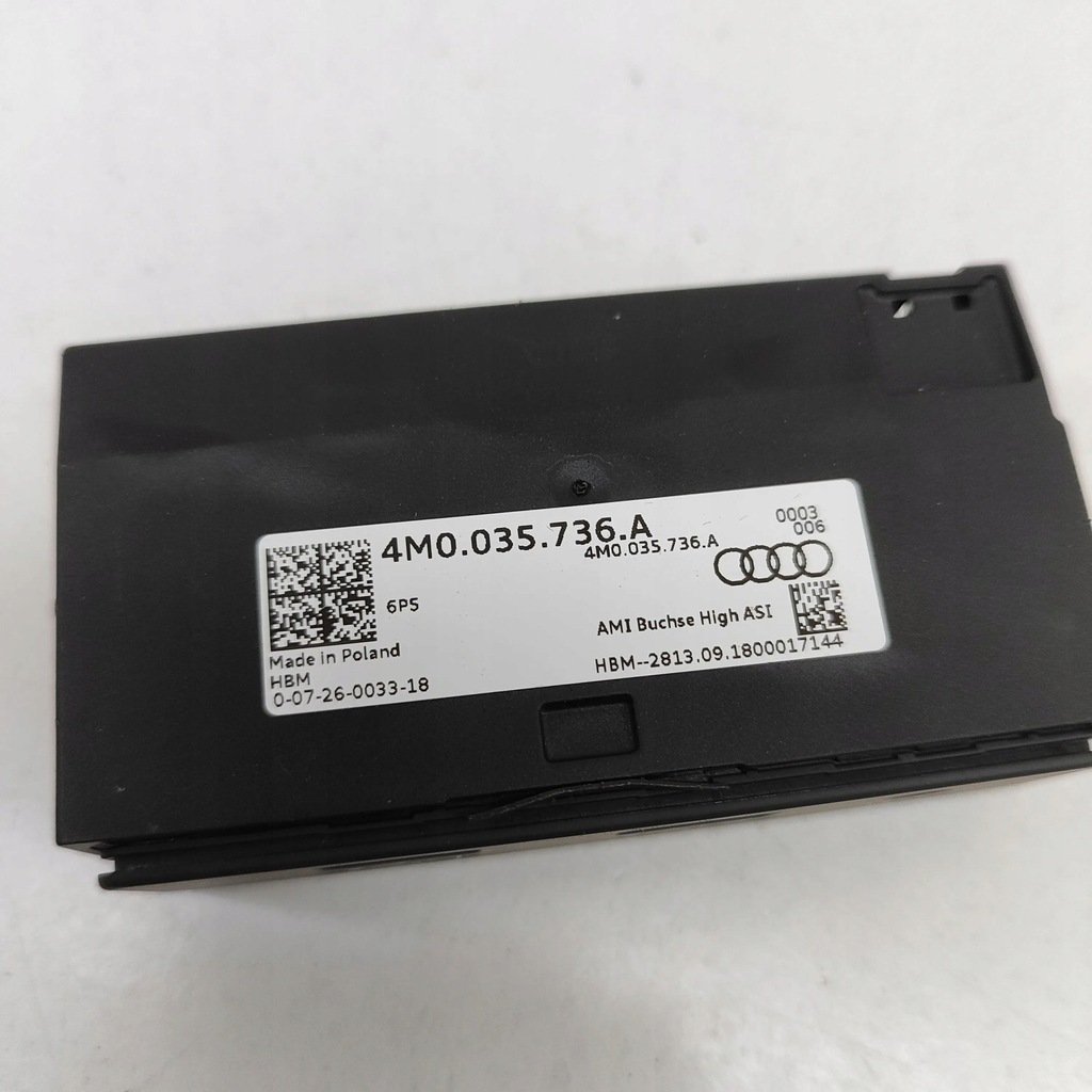 фото №6, Audi q7 4m 2019 разъём / соединитель aux