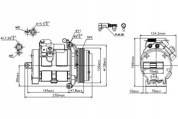 фото №1, Компресор компресор кондиціонера nissens +gratisy