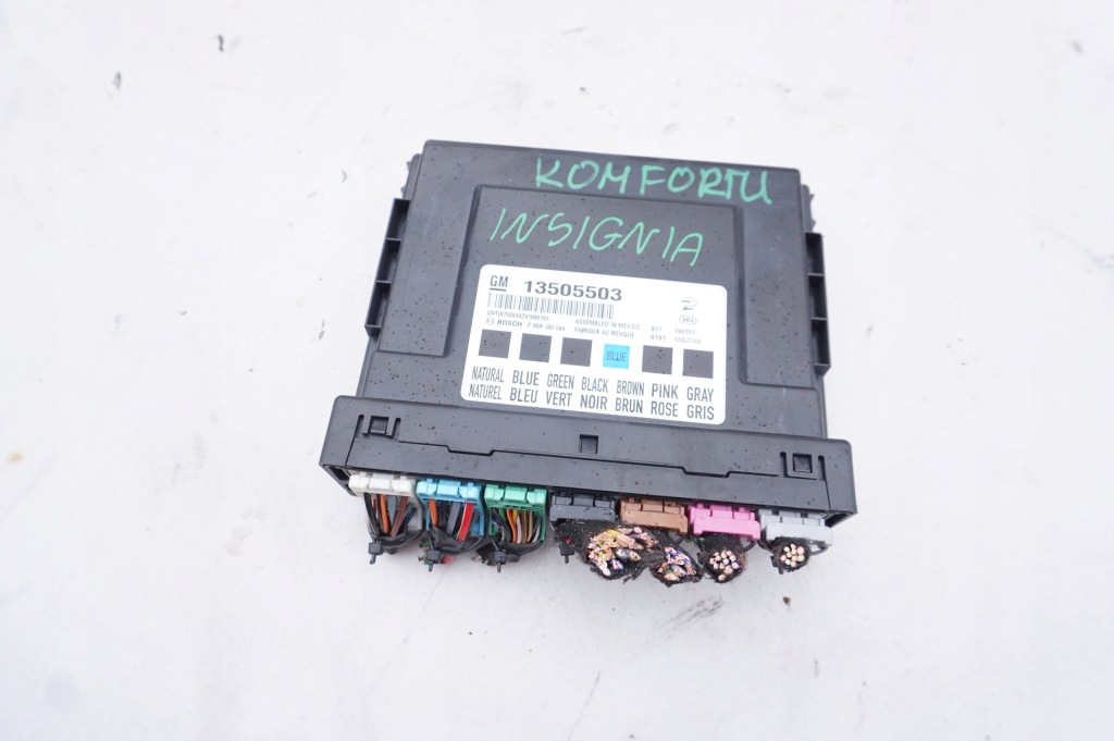 фото №1, Модуль комфорту 13505503 opel insignia a i