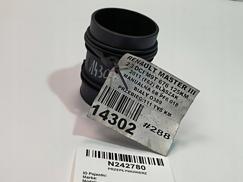 фото №1, Витратомір h8200702183 renault master iii