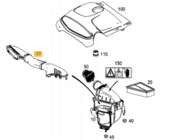 фото №4, Труба повітрозабірник повітря do mercedes gla x156 w176