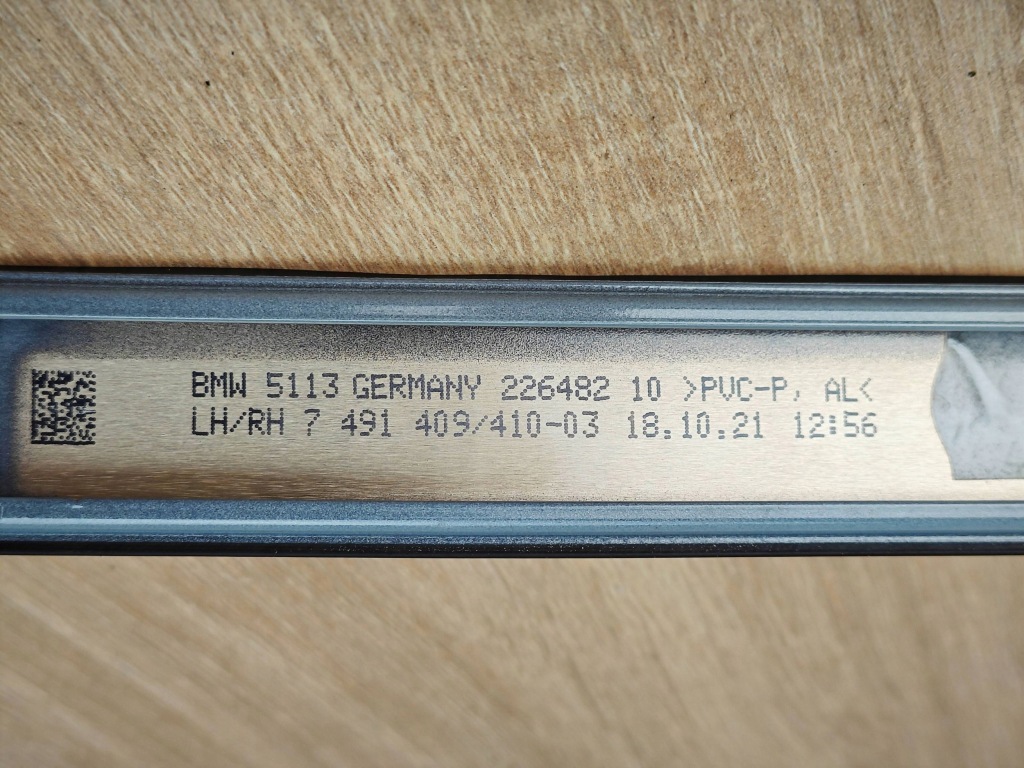 Оригінальна молдинг накладка дахова ліва bmw g26 7491409 c4p brookly 7491409 Доставка