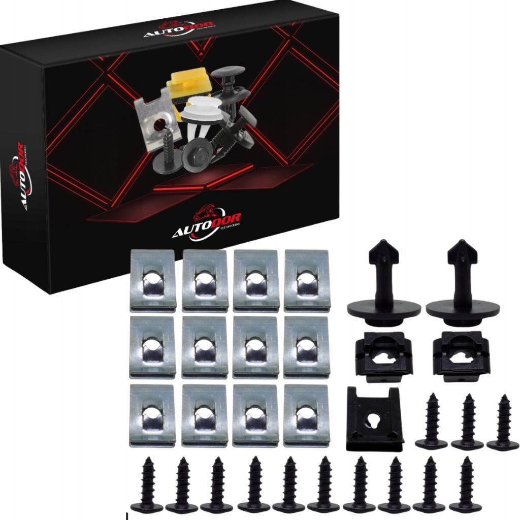 фото №1, Audi a4 b6 b7 набор клипсы защита двигателя винт