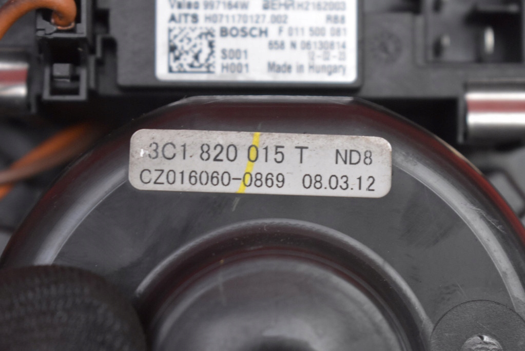 фото №8, Повітродувка вентилятор обдув eu 3c1820015t skoda superb 2 ii 08-13