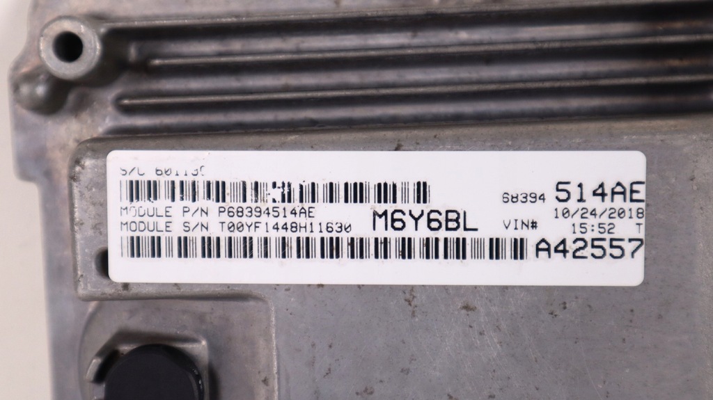 фото №5, Jeep compass ii 2.0 mtj 17- бортовий комп'ютер двигуна p68394514ae