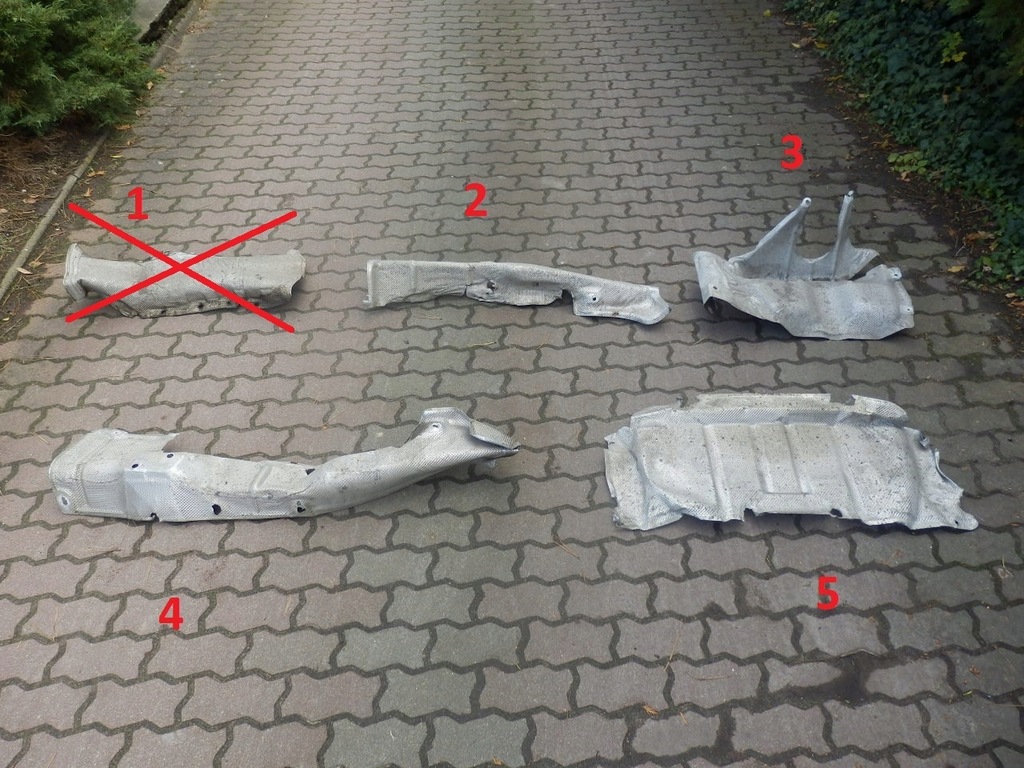 фото №1, Range rover iii l322 4.4 защита тепловая выхлоп