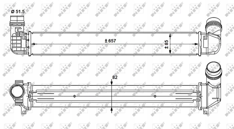 фото №6, Nrf 30916 радиатор воздуха наддувочный